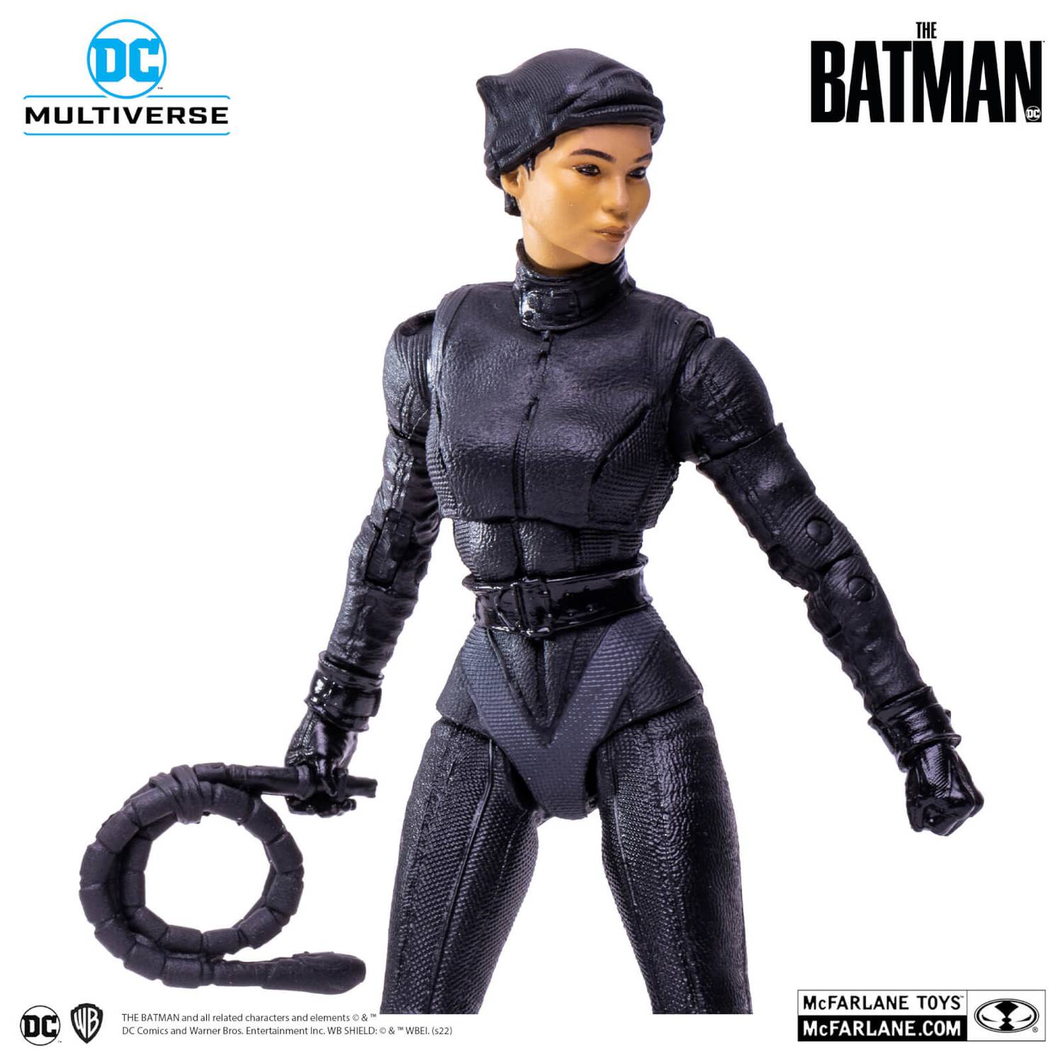 McFarlane 7-Inch Scale Highly Detailed Action Figure of Unmasked Catwoman from DC Comics' The Batman Movie
