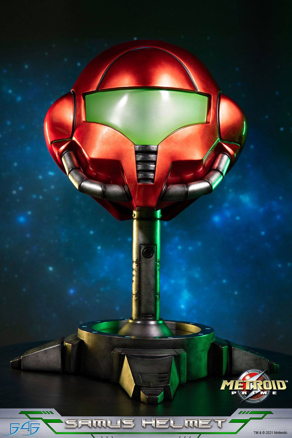 First4Figures Collectible Metroid Prime Samus Helmet Resin Statue