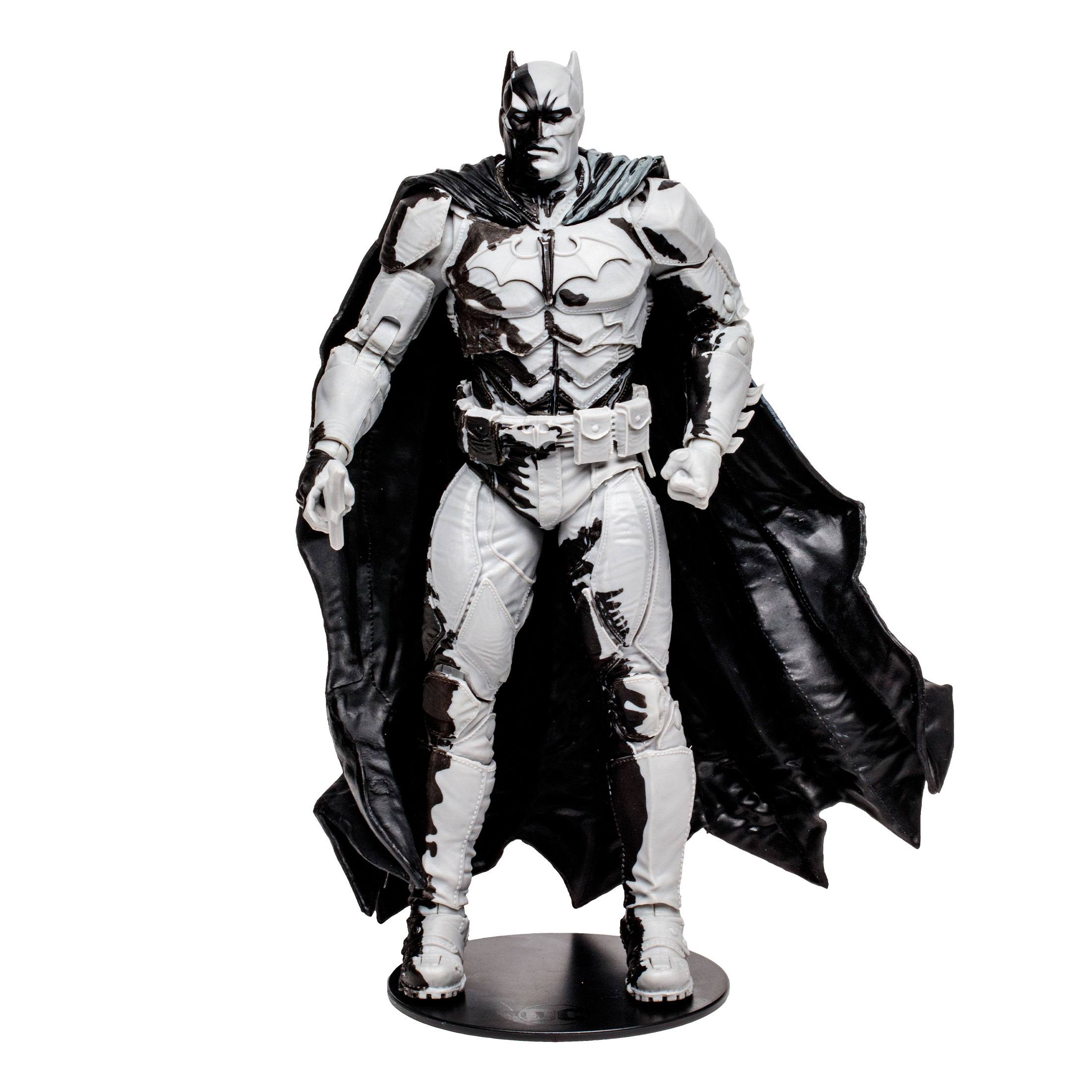 McFarlane 7-Inch DC Direct Line Art Variant Black Adam Batman Action Figure with SDCC Comic