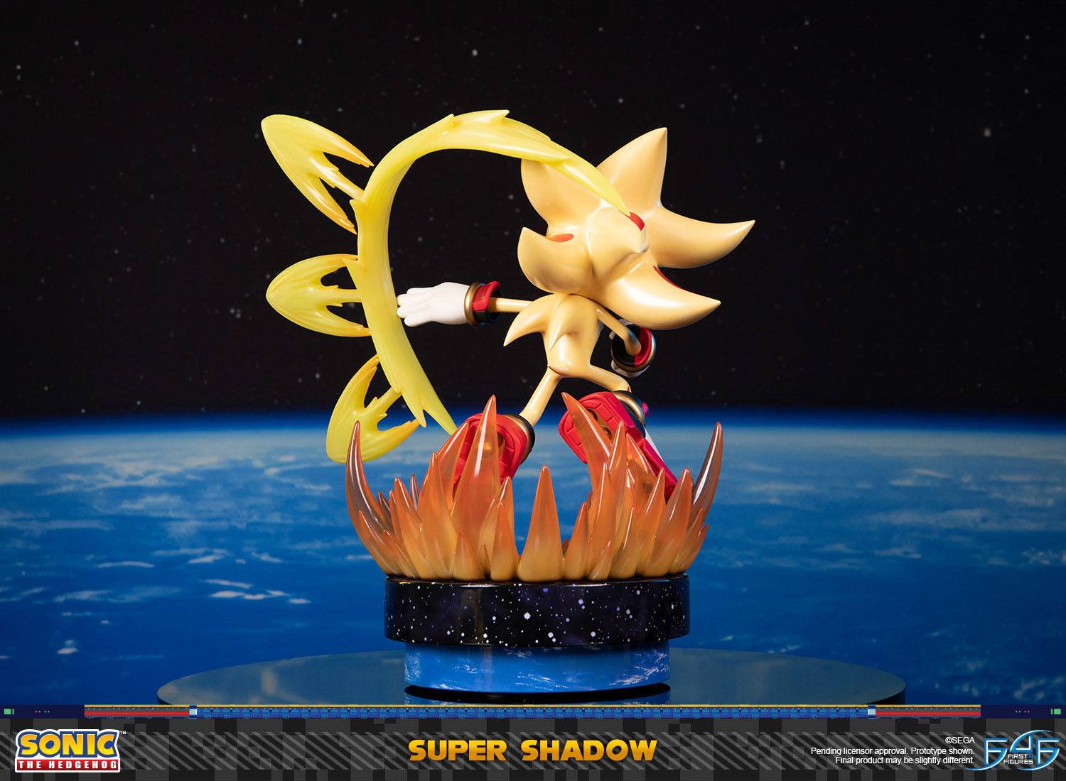 First4Figures Collectible Sonic The Hedgehog Super Shadow Resin Statue