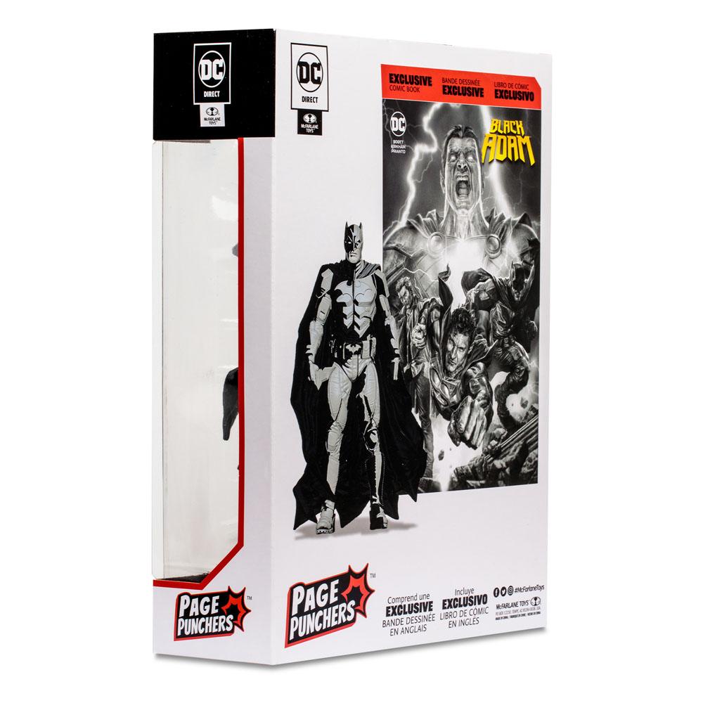 McFarlane 7-Inch DC Direct Line Art Variant Black Adam Batman Action Figure with SDCC Comic
