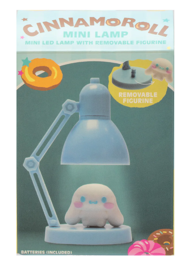 Sanrio Hello Kitty & Friends Cinnamoroll Themed Mini LED Desk Lamp for Decor