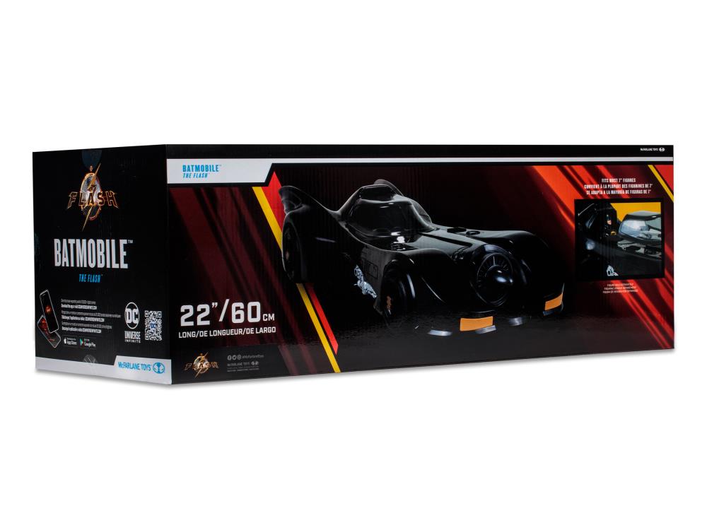 McFarlane DC Multiverse: Highly Detailed The Flash Movie Michael Keaton Batmobile