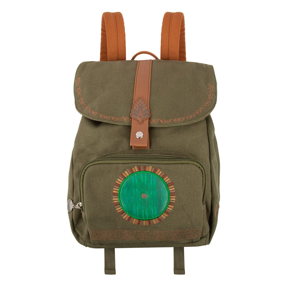Fantasy Themed Lord of the Rings Inspired Hobbiton Cotton and PVC Backpack for Adventurous Journeys