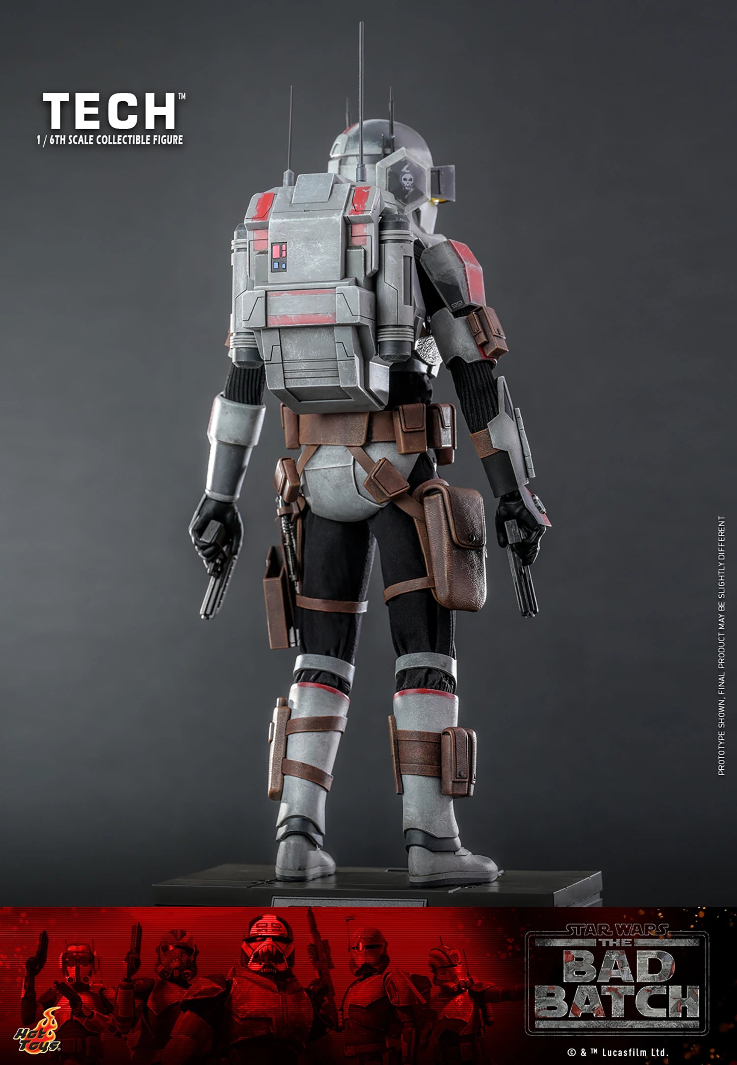 Hot Toys 1/6th Scale Collectible Figure of Tech from Star Wars The Bad Batch