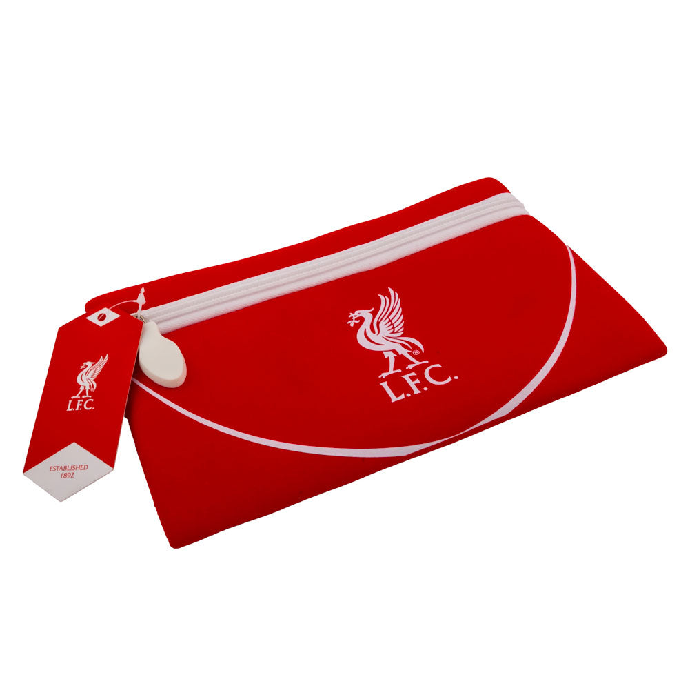 Liverpool Football Club Stylish Swoop Design Neoprene Pencil Case for Stationery Storage