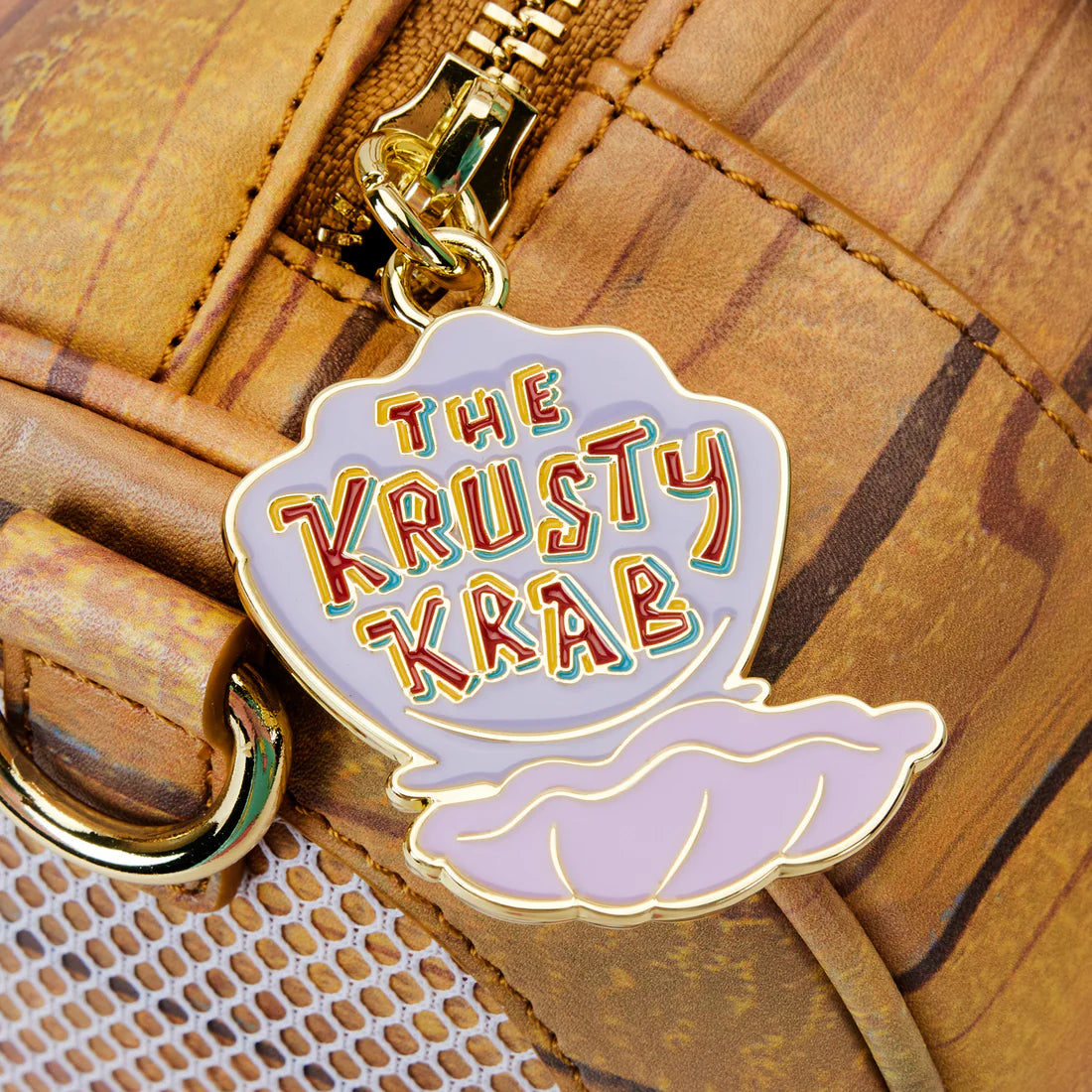 Loungefly Nickelodeon Spongebob 25th Anniversary Stylish Krusty Krab Crossbody Bag