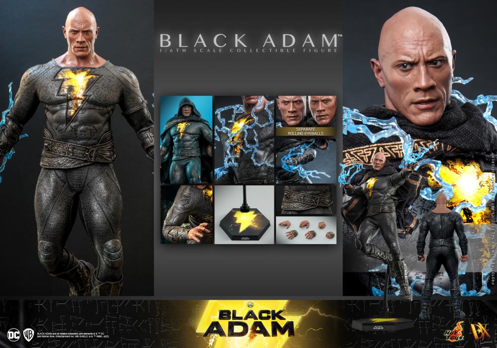 Hot Toys 1/6th Scale Movie-Accurate Black Adam Collectible Figure