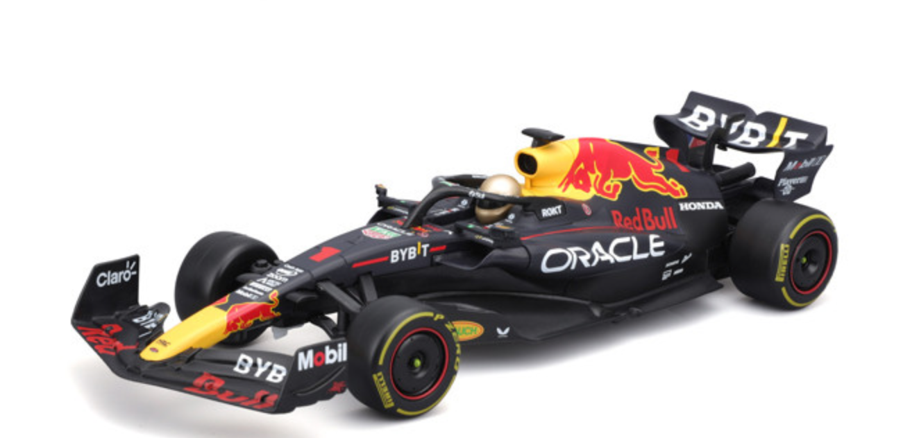 Formula 1 Premium Official Remote - Controlled Scale Model Car: Red Bull Racing RB19 Driven by Max Verstappen in 2023 Season, 1:24 Scale