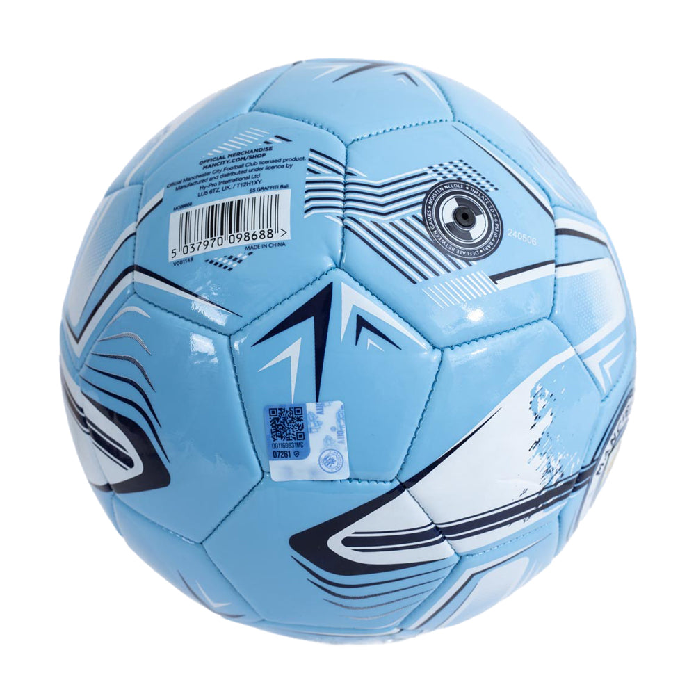 Manchester City Football Club Turbine Design PVC Skill Practice Football