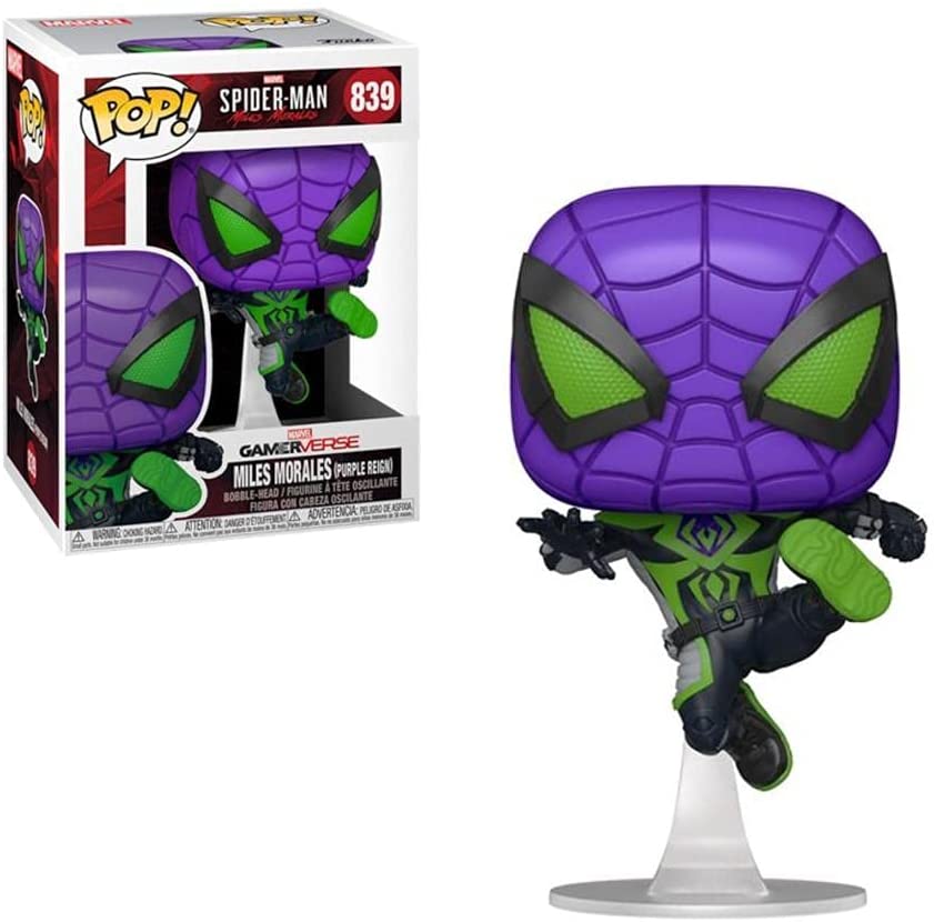 Marvel's Purple Reign Pop! Vinyl Figure of Spider-Man Miles Morales