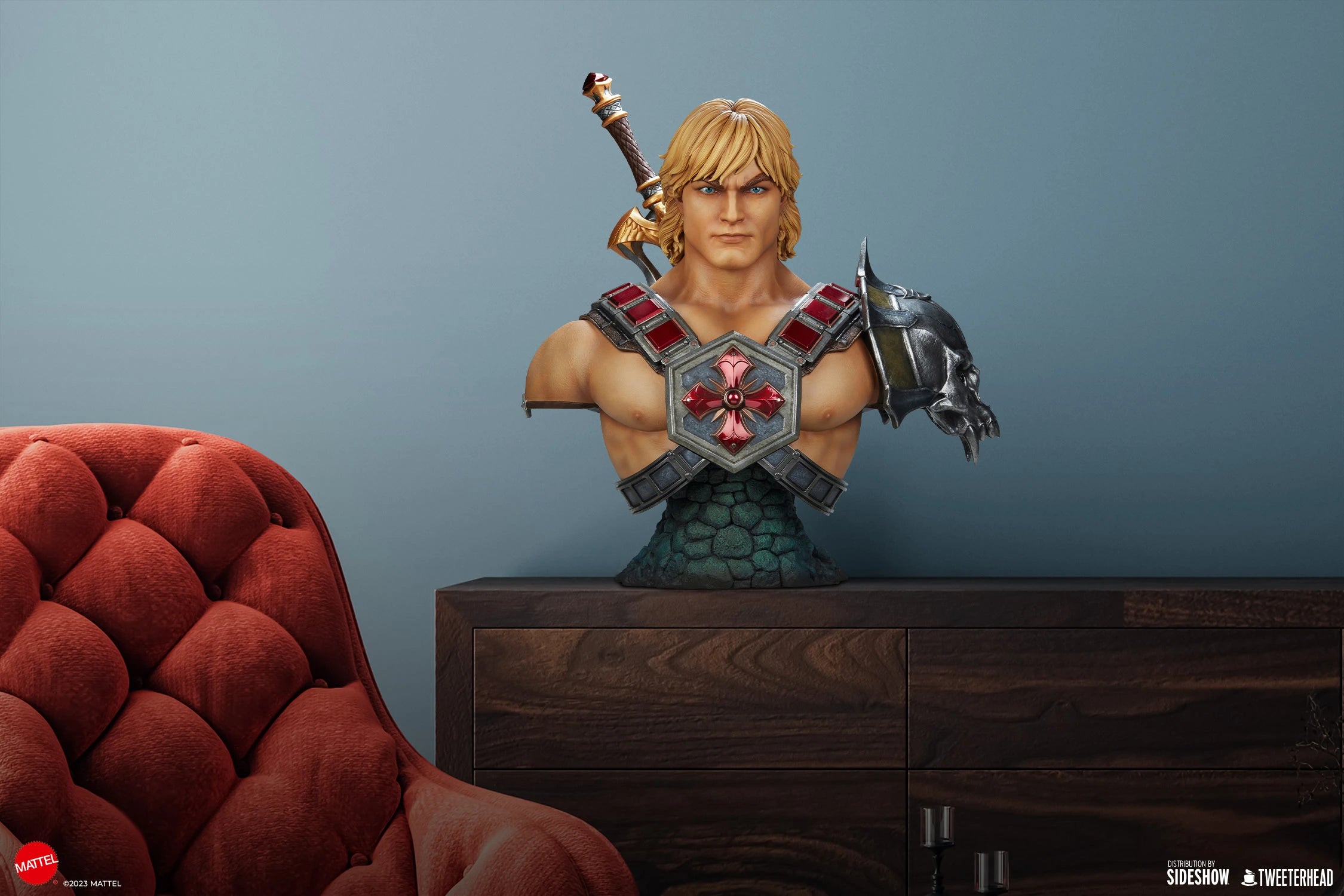 Limited Edition of 500 - Masters of the Universe Legends He-Man Life-Size Statue Bust