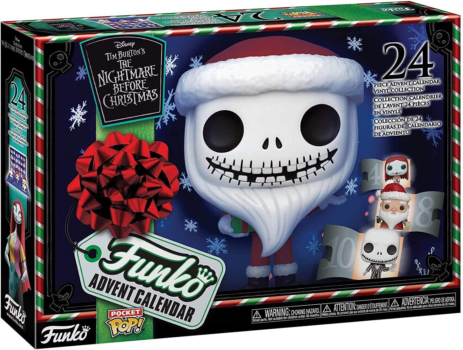 Funko Collectible The Nightmare Before Christmas Themed Advent Calendar for Holiday Season