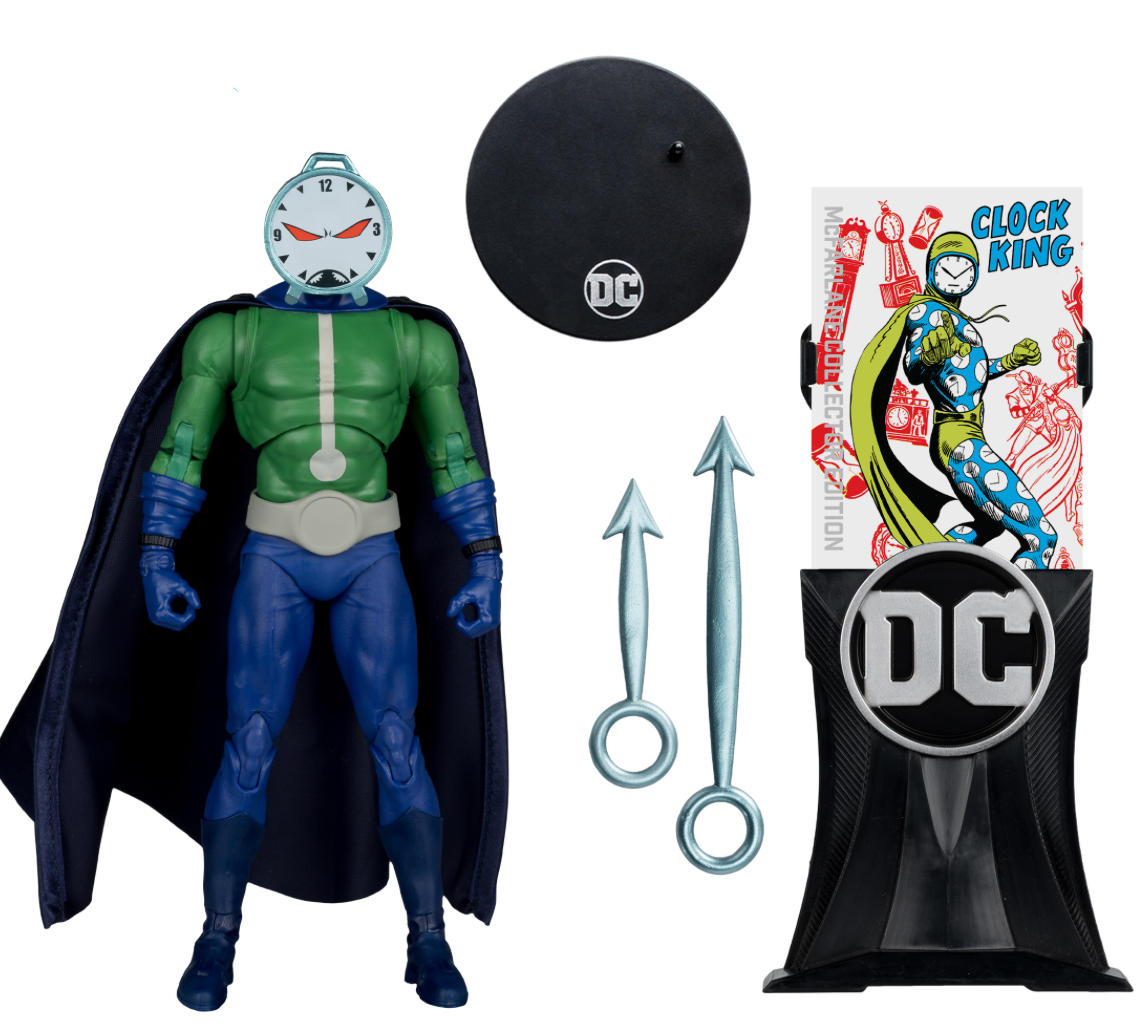 McFarlane DC Multiverse Highly Detailed Collector Edition 7-Inch Action Figure of Clock King, a Notable DC Comics Villain