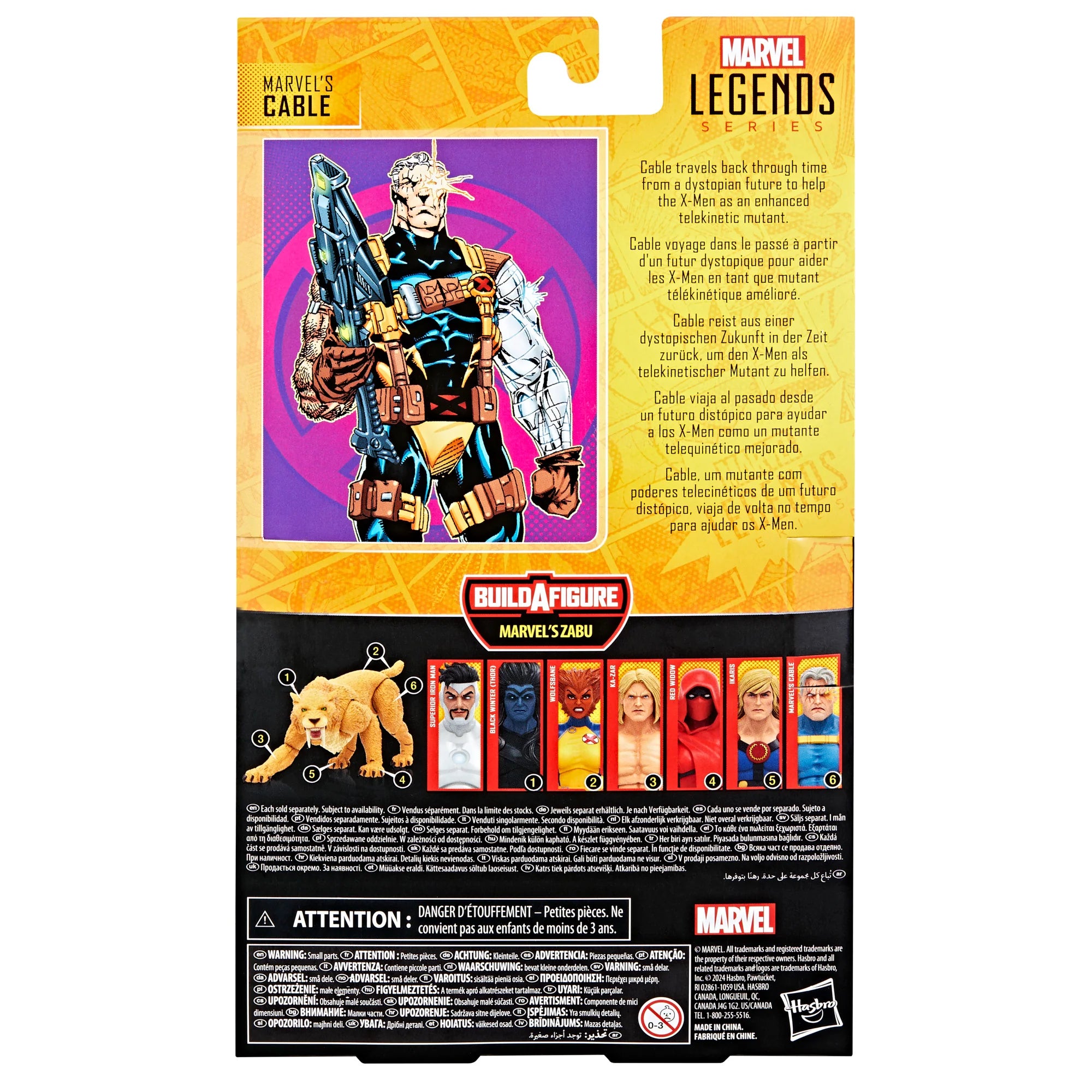 Hasbro's 6-Inch Scale Marvel Legends Series Marvel's Cable Collectible Action Figure