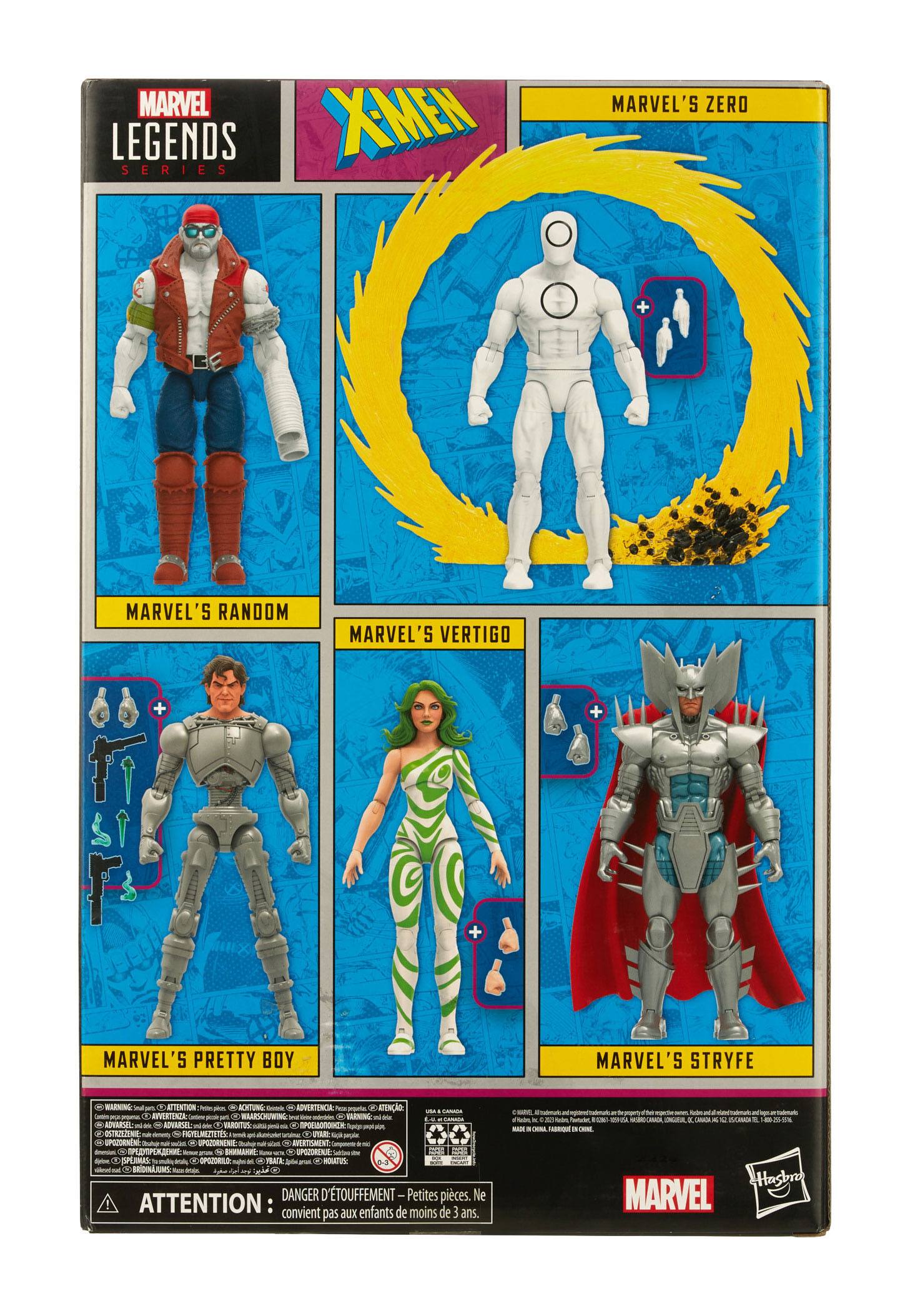 Hasbro Marvel Legends Series 5-Pack 6-Inch X-Men Villains Action Figures