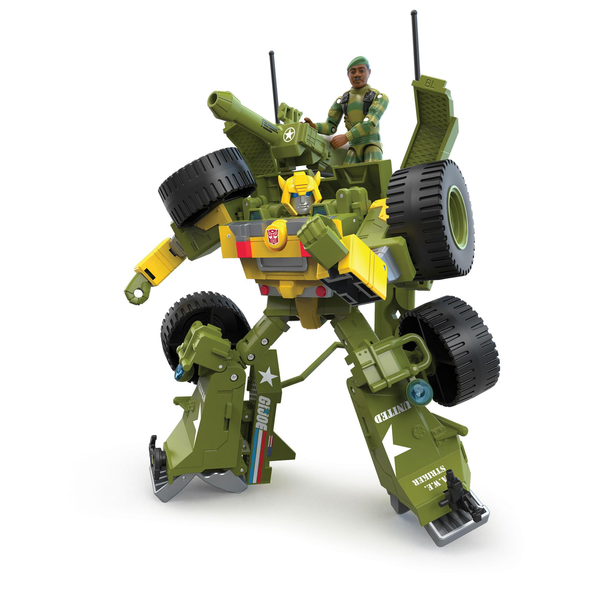 Hasbro Transformers x G.I. Joe Mash-Up: Bumblebee A.W.E. Striker & 'Stalker' Action Figures