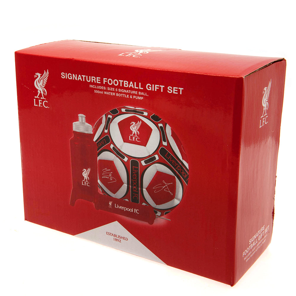 Authentic Liverpool FC Signed Training Equipment Gift Set for Fans