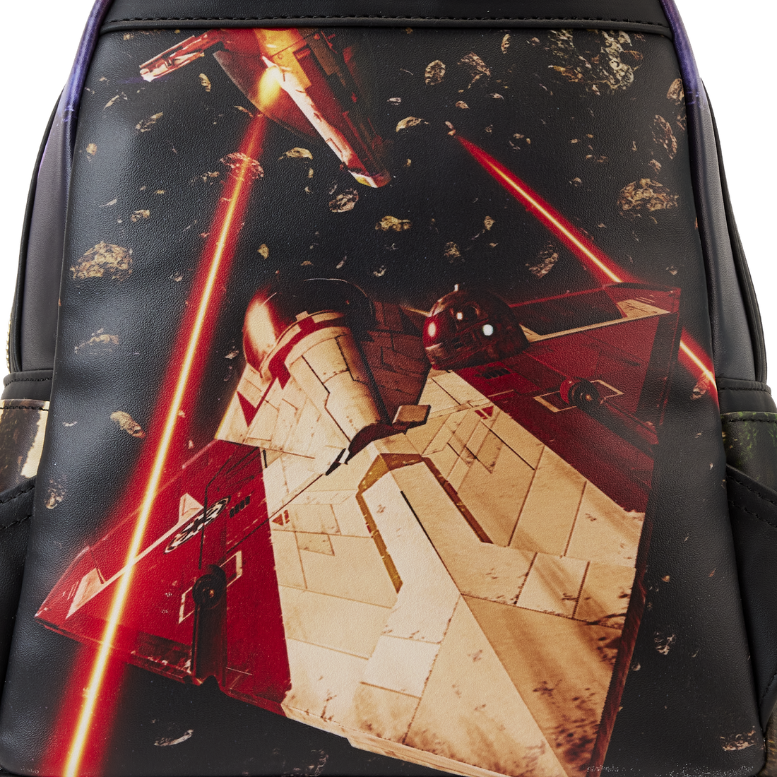 Loungefly Mini Backpack with Star Wars Episode II Attack of the Clones Cinematic Scenes