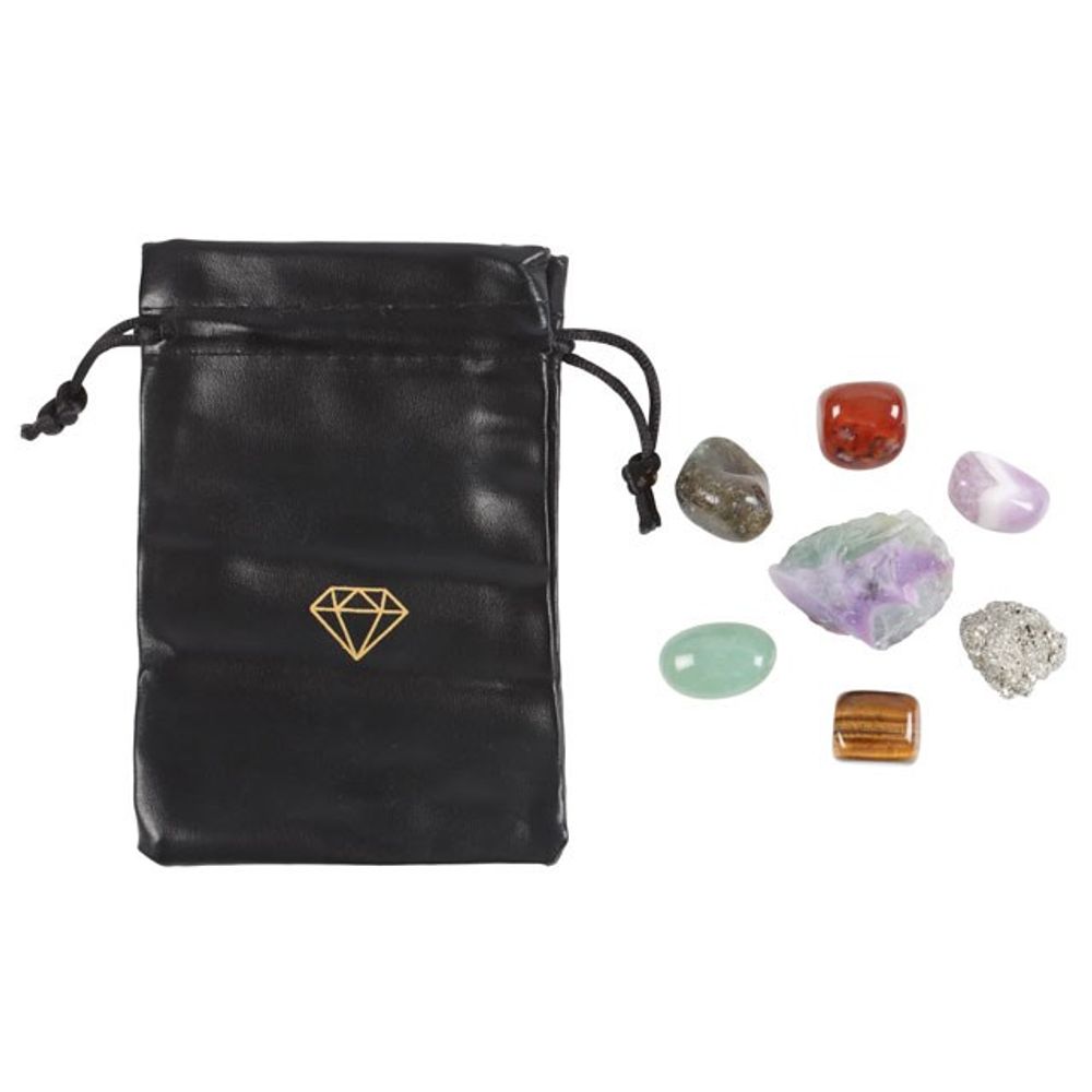 Powerful Manifestation Crystal Gift Set for Attracting Good Fortune and Abundance