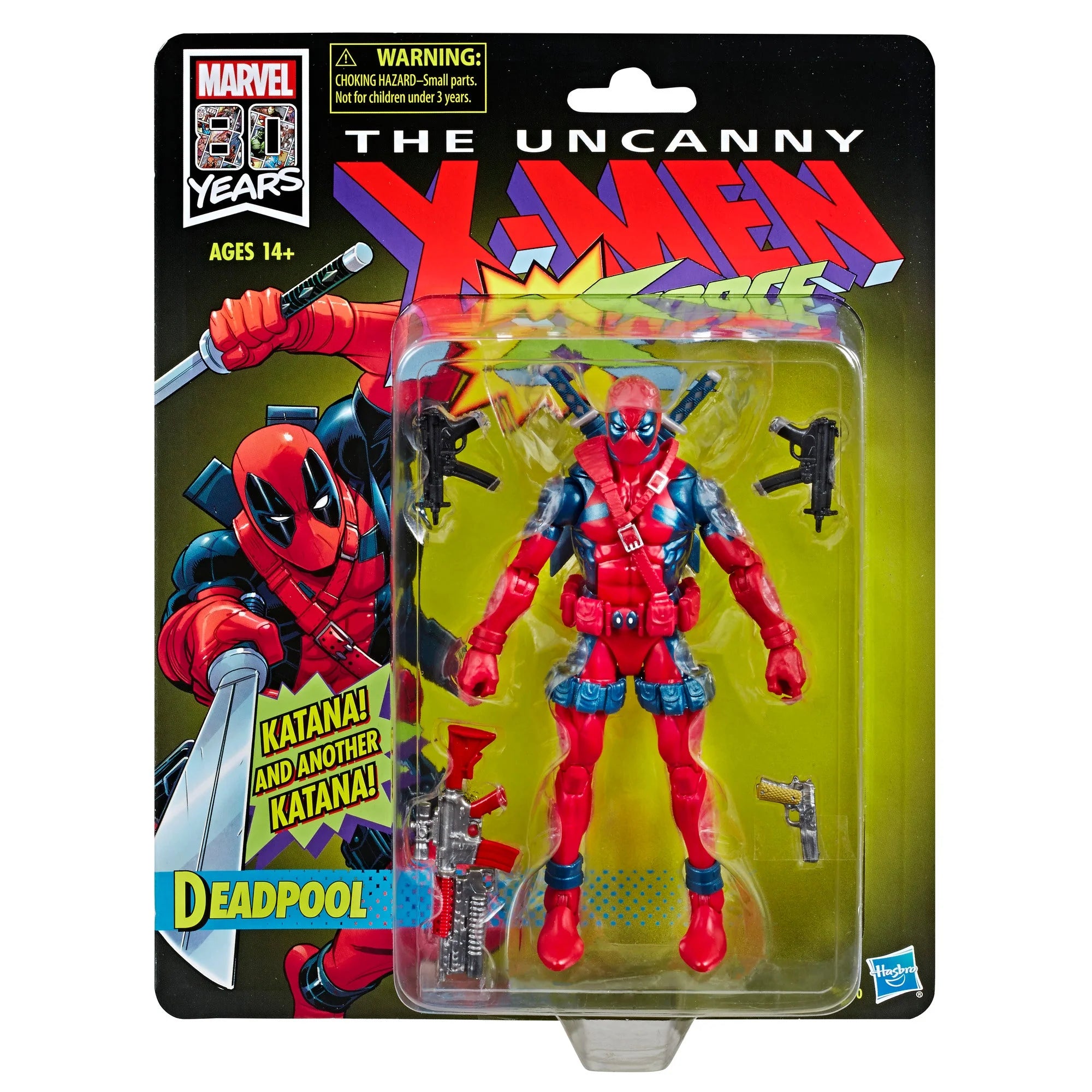 Marvel 80th Anniversary Legends Series 6-Inch Scale Collectible Deadpool Action Figure for Fans