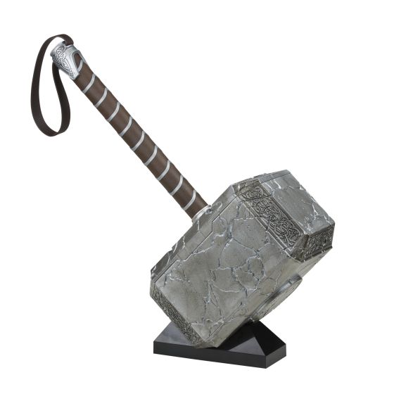 Marvel Legends Series Authentic Electronic Replica of Mighty Thor's Iconic Mjolnir Hammer