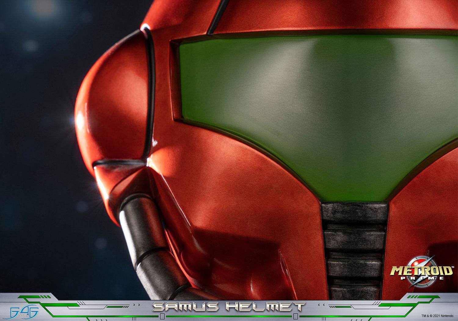 First4Figures Collectible Metroid Prime Samus Helmet Resin Statue