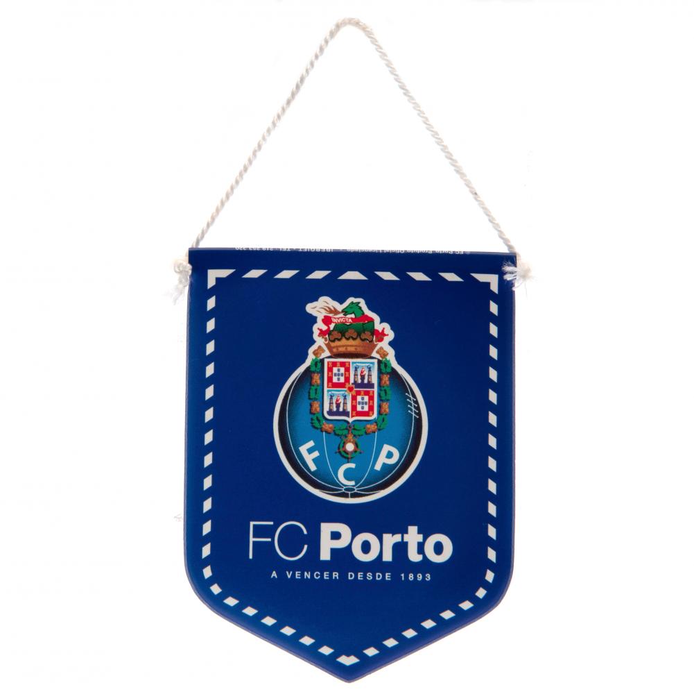 Mini Satin-Look Pennant with Full-Color FC Porto Crest
