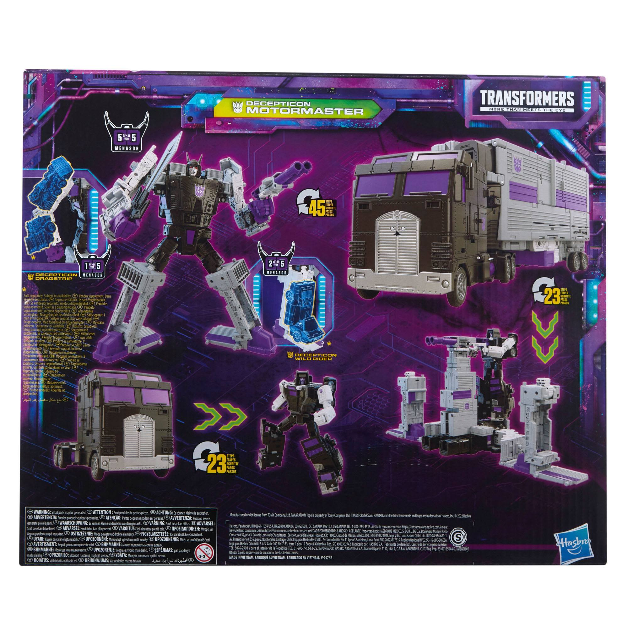 Hasbro Transformers Generations Legacy Commander-Scale Decepticon Motormaster Action Figure