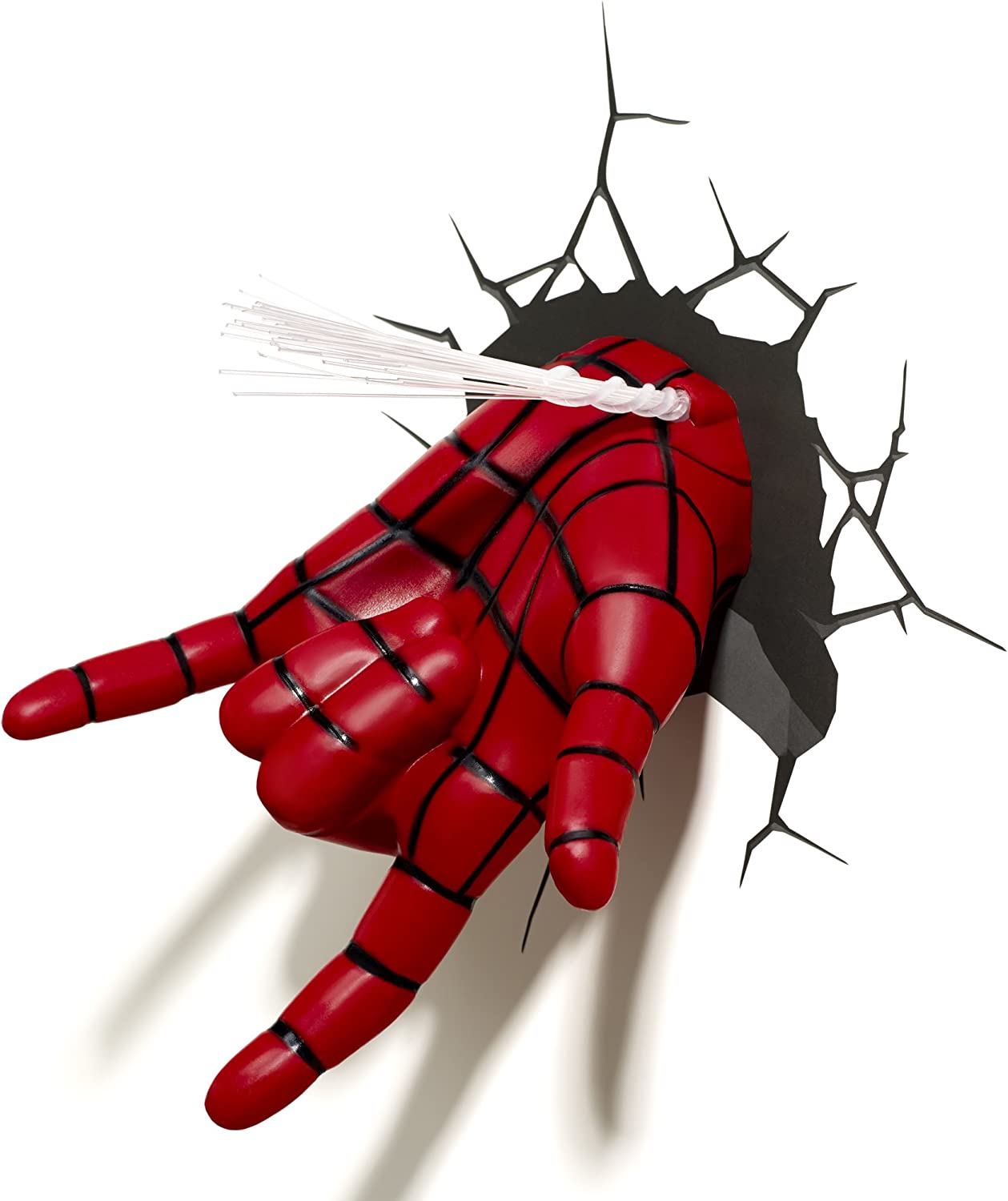 Marvel 3D Wall-Mounted Decorative Lighting with Spiderman's Hand Design
