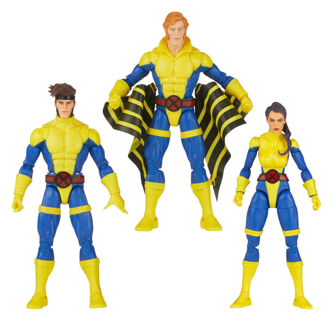 Pre - Order: Hasbro Marvel Legends 6 - Inch Banshee, Gambit & Psylocke Action Figures, Mid - May Release