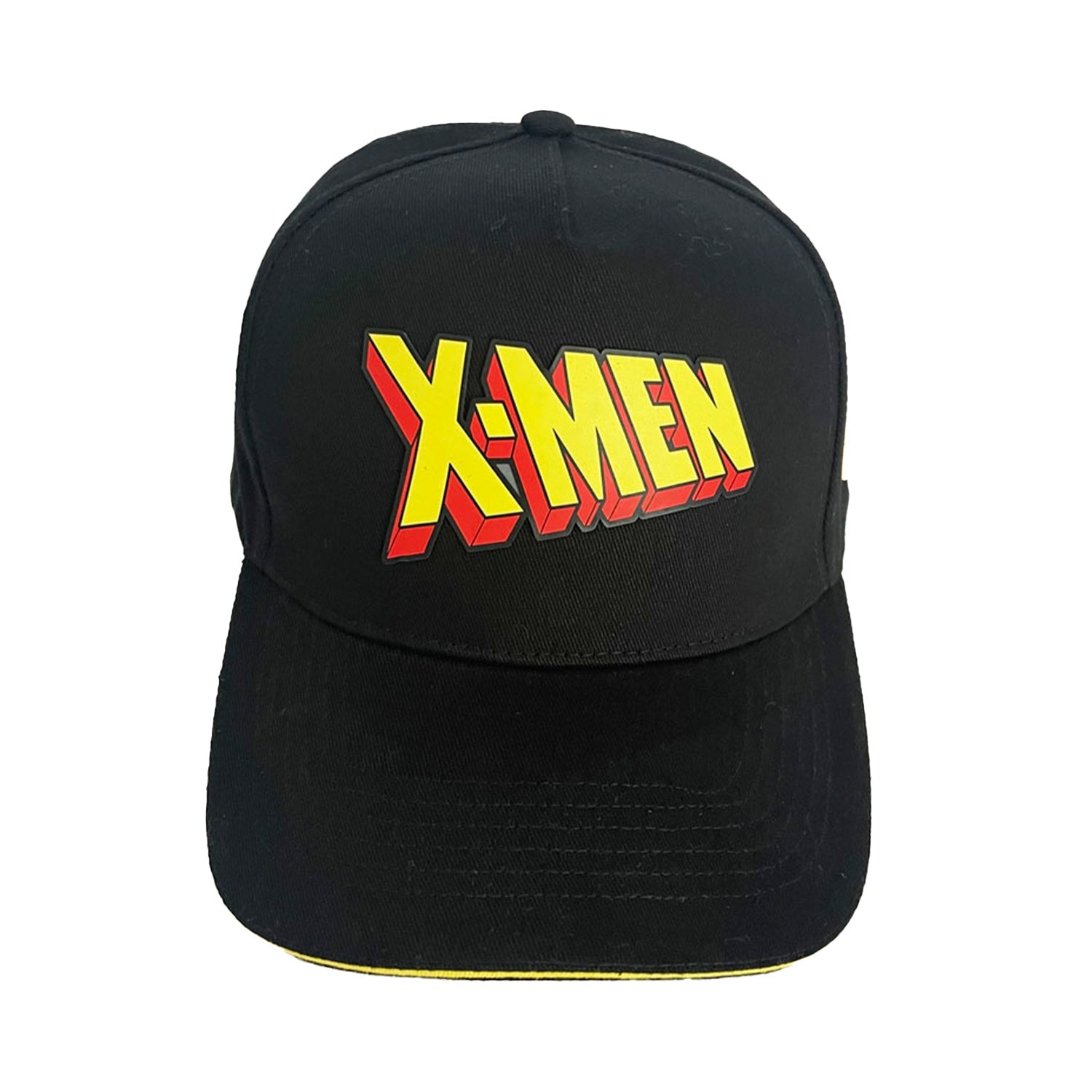Marvel Comics X-Men Classic Logo Unisex Black Baseball Cap for Fans