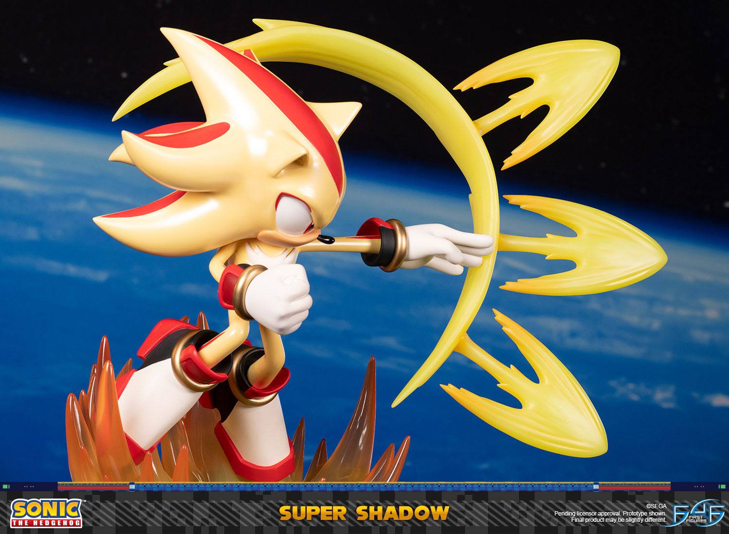 First4Figures Collectible Sonic The Hedgehog Super Shadow Resin Statue