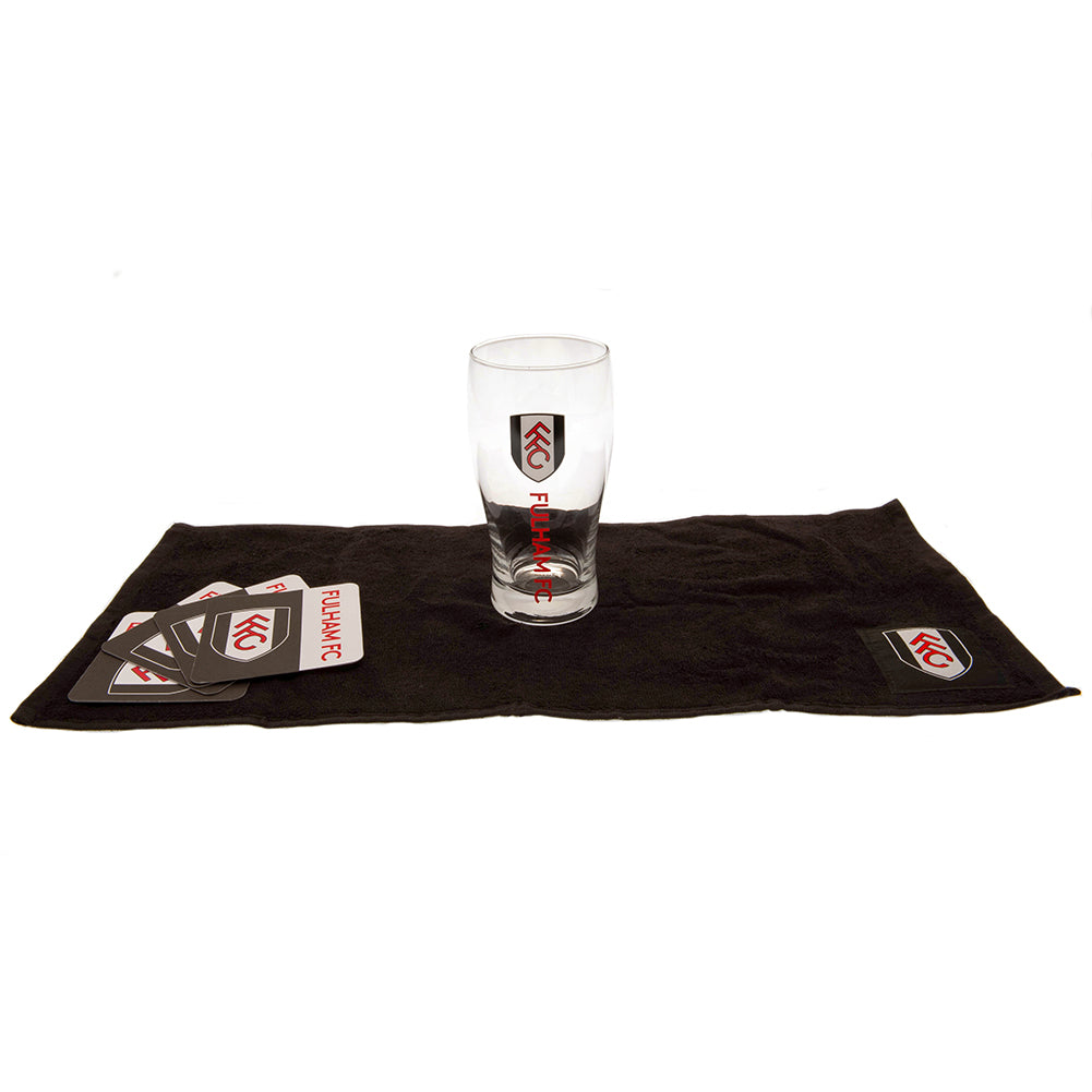 Fulham FC Stylish Mini Bar Set with Club Logo Elements