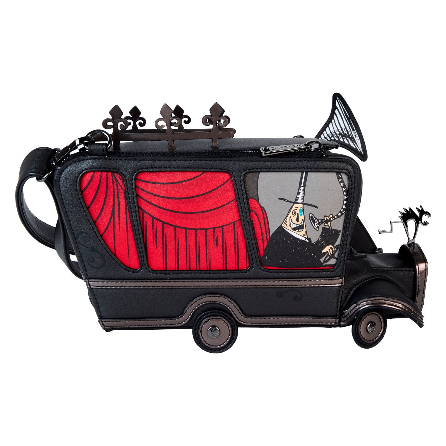 Loungefly Disney Nightmare Before Christmas Mayor's Car-Shaped Figural Crossbody Purse