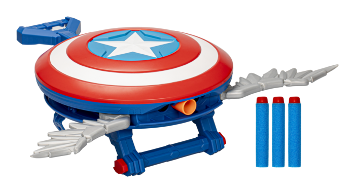 Marvel Studios Captain America's Brave New World Nerf Skyshot Toy Blaster for Boys and Girls