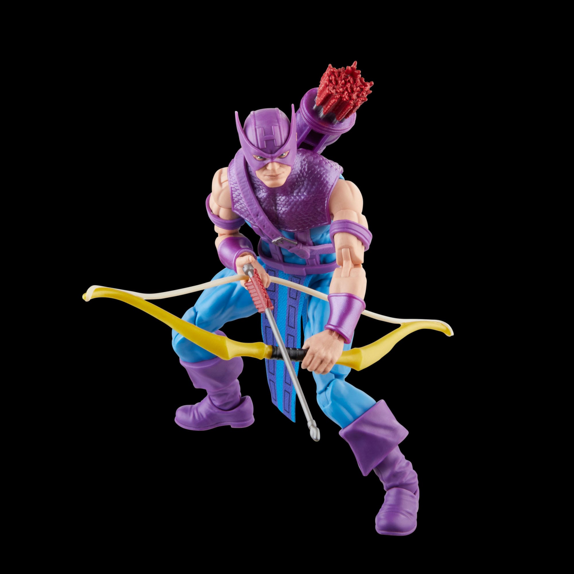 Hasbro's 6 - inch Marvel Legends Series Hawkeye with Sky - Cycle Collectible