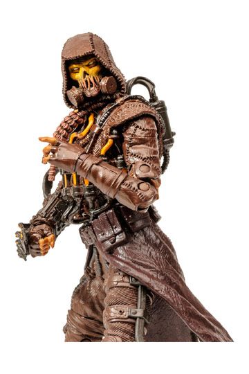 McFarlane DC Multiverse Action Figure - Scarecrow Amber Variant Collectible with Gold Label