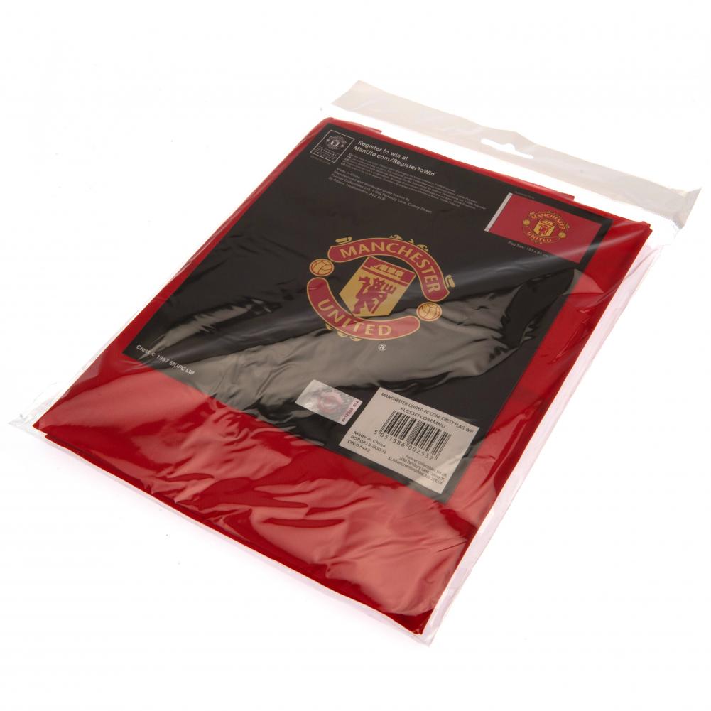 Large Manchester United Football Club Crest Decorative Supporters Flag