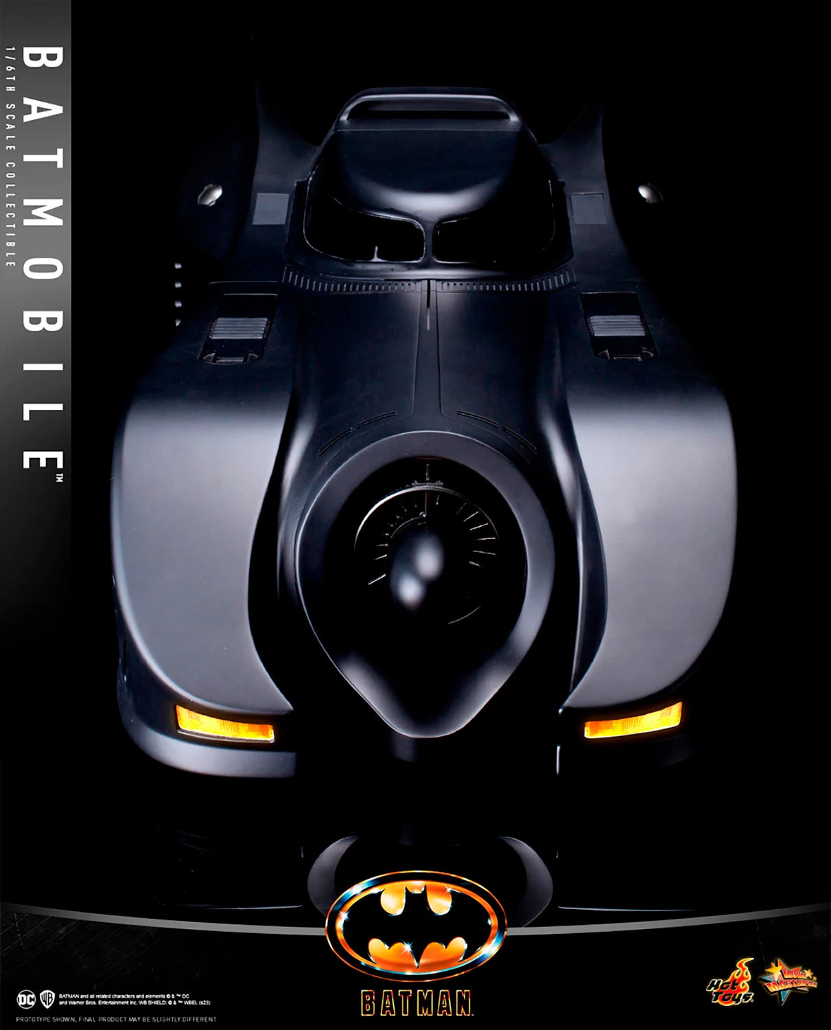 Hot Toys 1/6th Scale Collectible DC 1989 Batman Movie-inspired Batmobile Vehicle