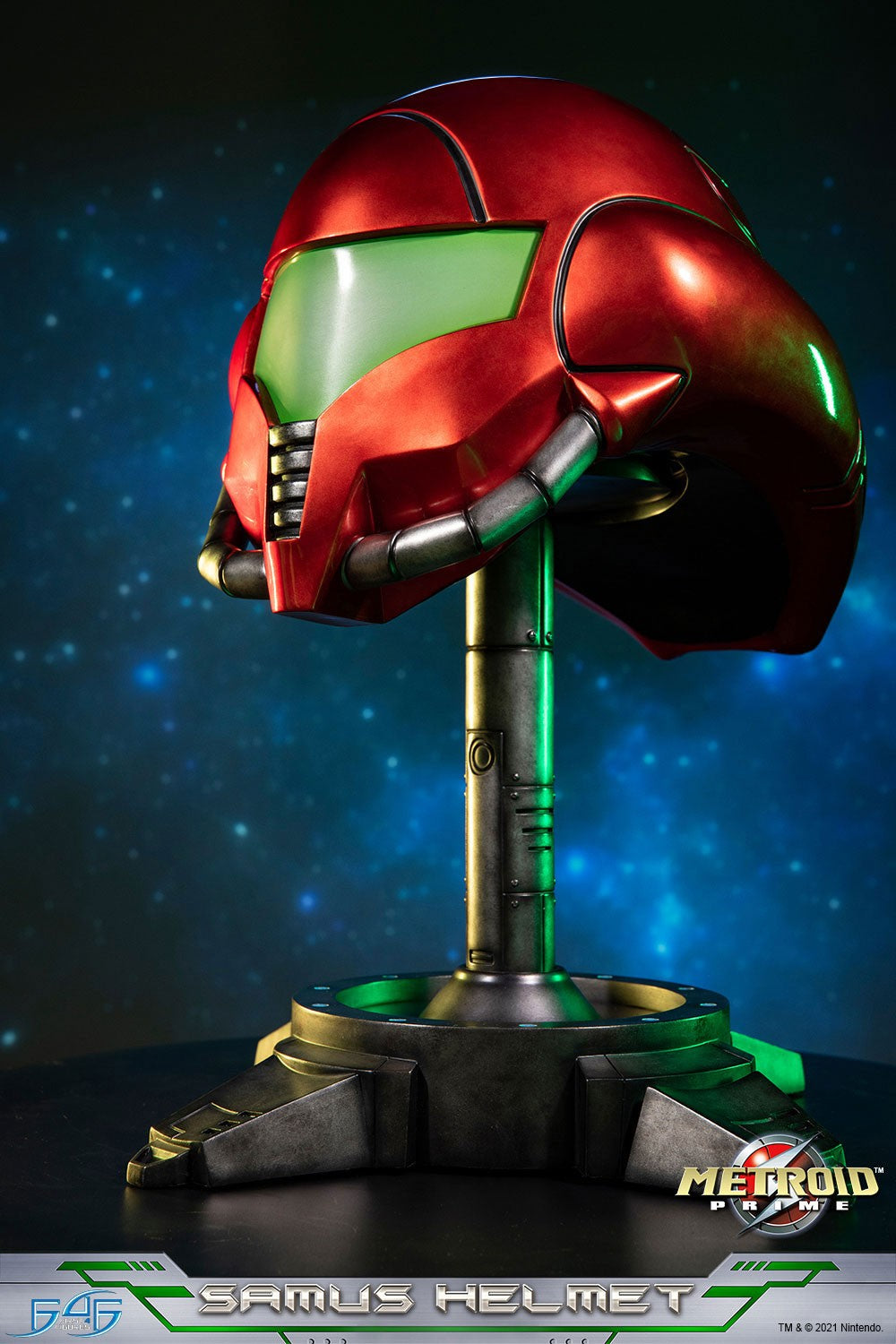 First4Figures Collectible Metroid Prime Samus Helmet Resin Statue
