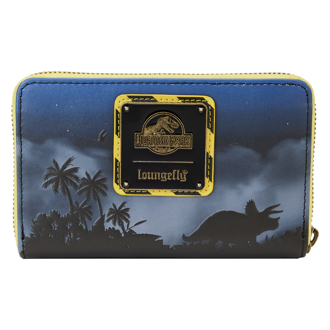 Loungefly Jurassic Park 30th Anniversary Glow-in-the-Dark Dino Zip Around Wallet