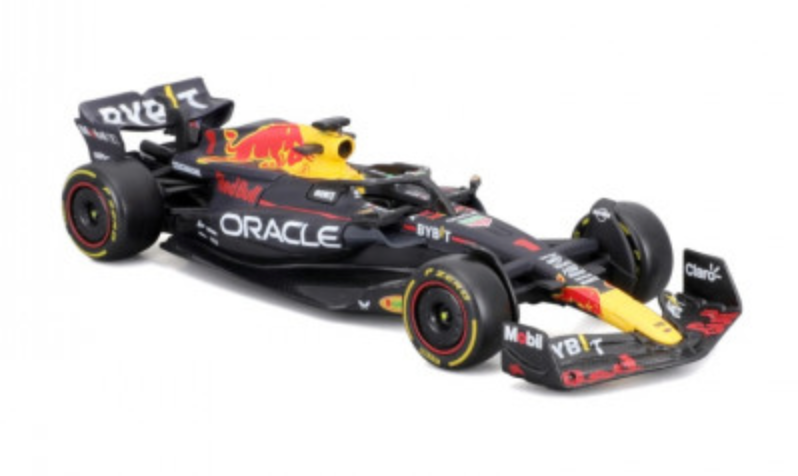 1:43 Scale Official Diecast Model Car of Max Verstappen's F1 Red Bull Racing RB19