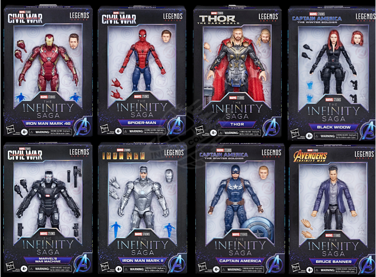 Marvel Legends The Infinity Saga: Complete 8 - Figure Collectible Bundle