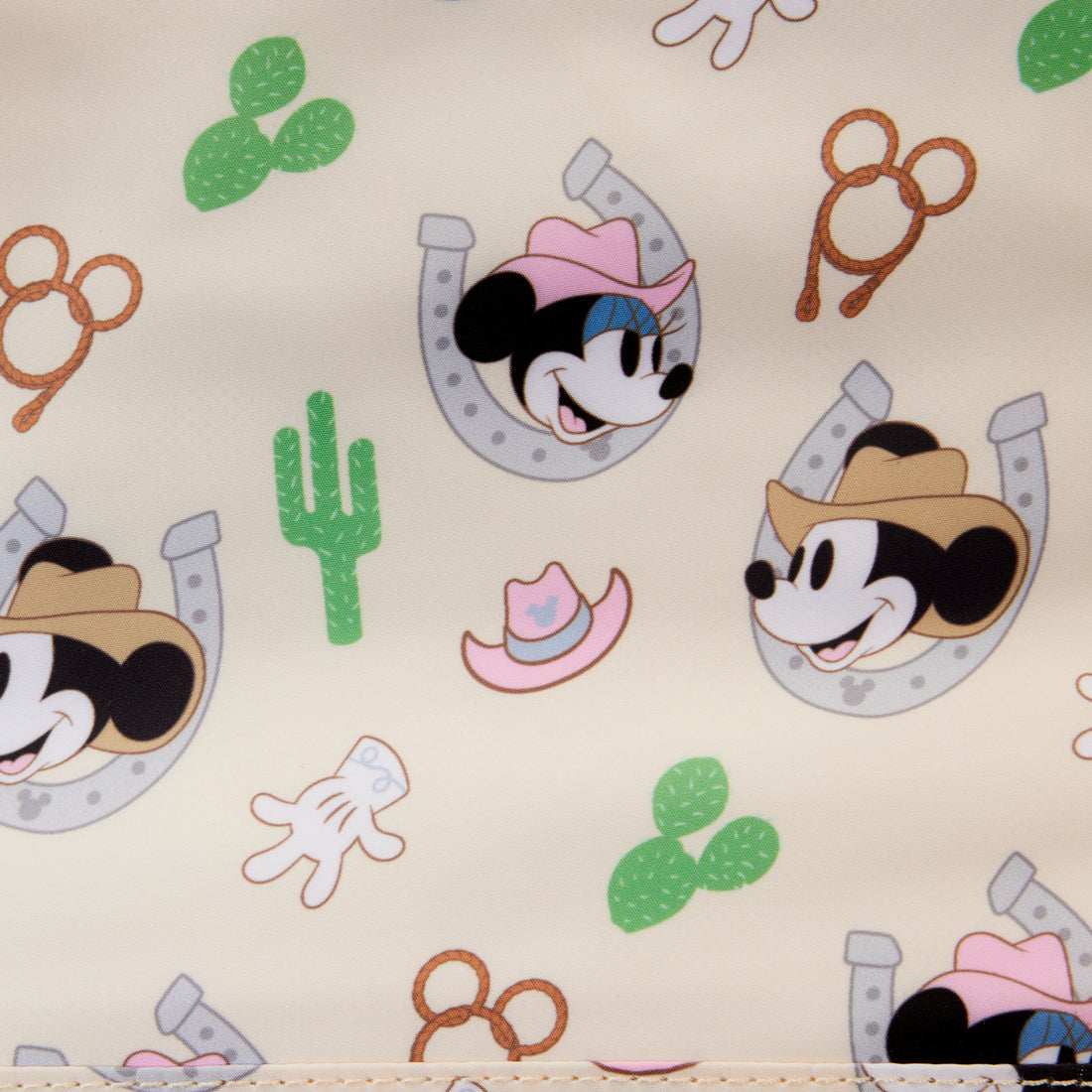 Loungefly Licensed Disney Western-Style Mickey And Minnie Design Crossbody Shoulder Bag for Fashion Lovers
