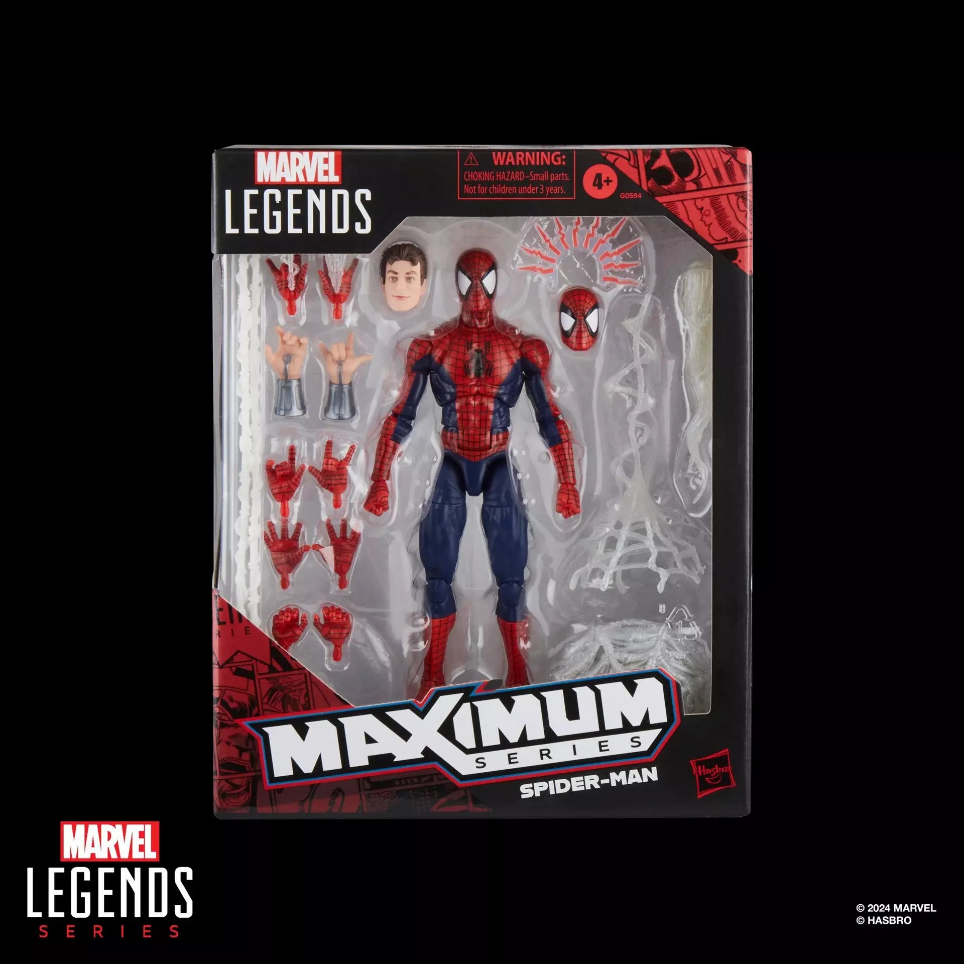 Imported Hasbro Marvel Legends Maximum Series 15 cm Scale Spider - Man 6 Action Figure for Collectors