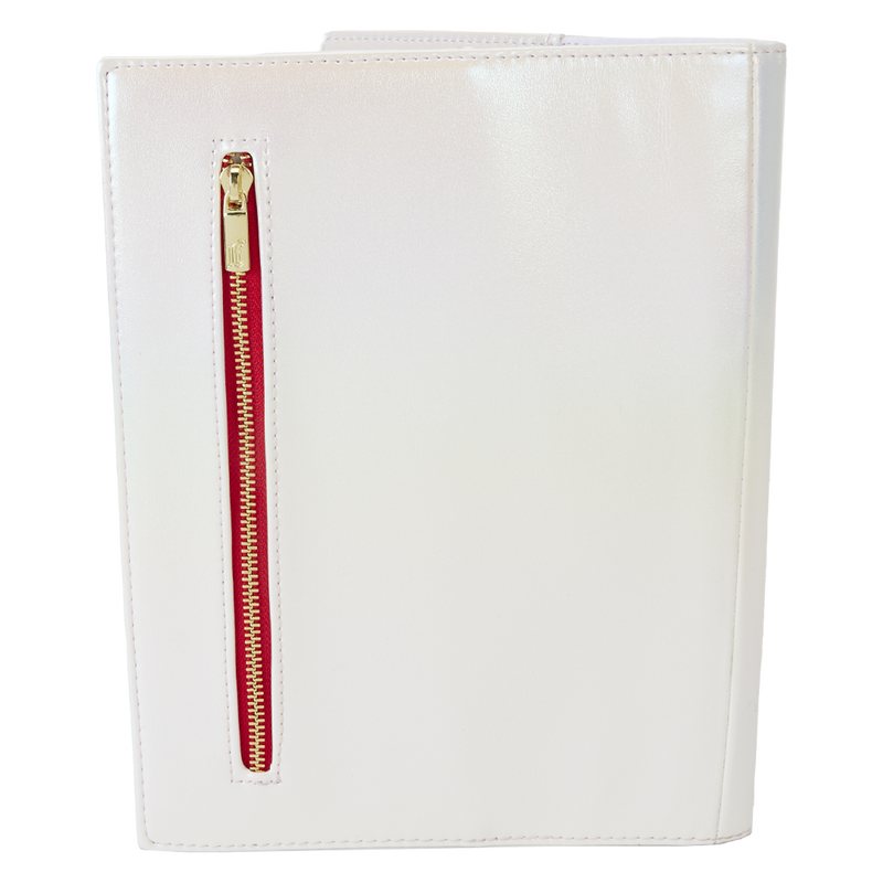 Loungefly Sanrio Hello Kitty 50th Anniversary Pearlescent Classic Writing Journal for Recording Thoughts