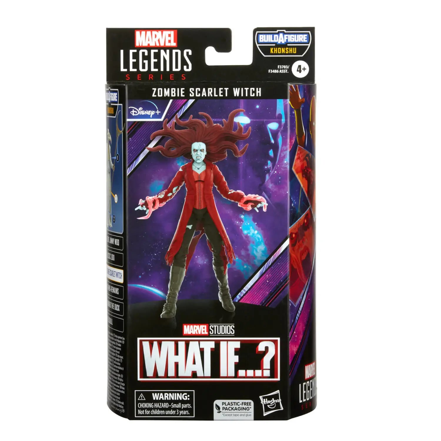 Hasbro 6-Inch Marvel Legends Series Zombie Scarlet Witch Action Figure (Khonshu BAF)