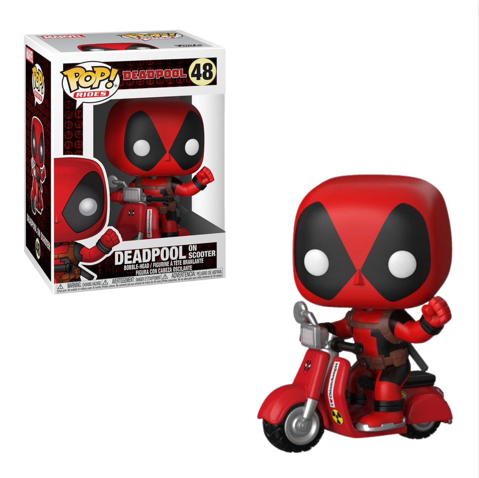 Marvel's Deadpool on Scooter - Funko Pop! Collectible