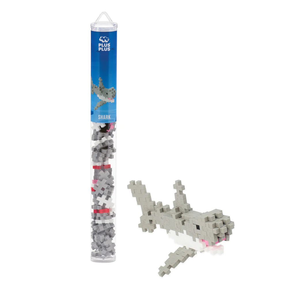 Plus-Plus Building Tube Set - Fascinating Shark Design